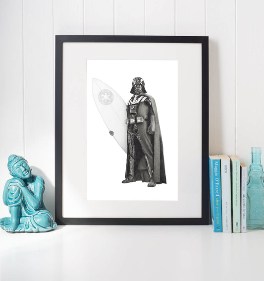 Darth Vader surfer