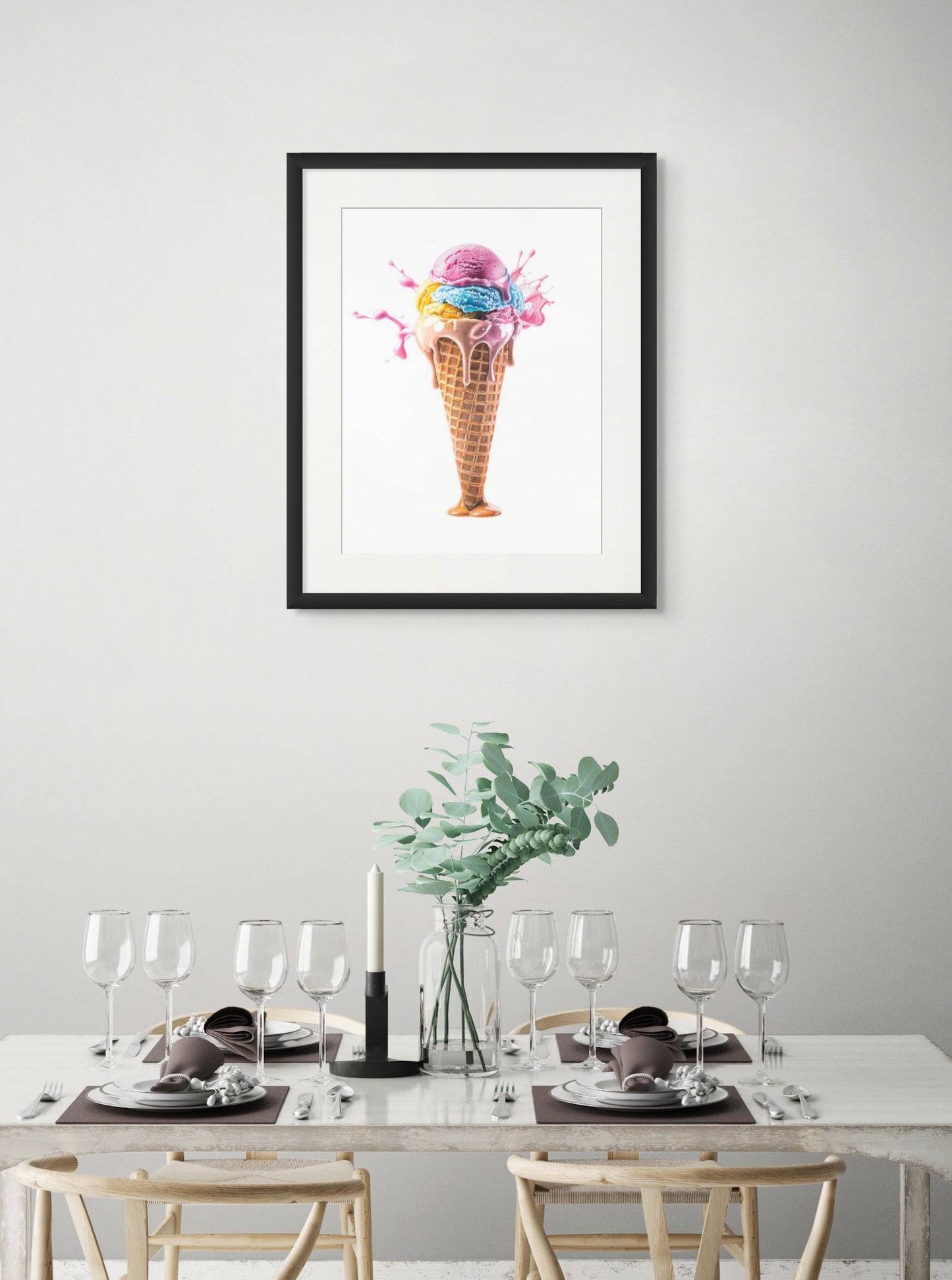 'Ice Cream Delight' Print