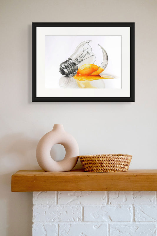 Egg bulb Open Edition Print