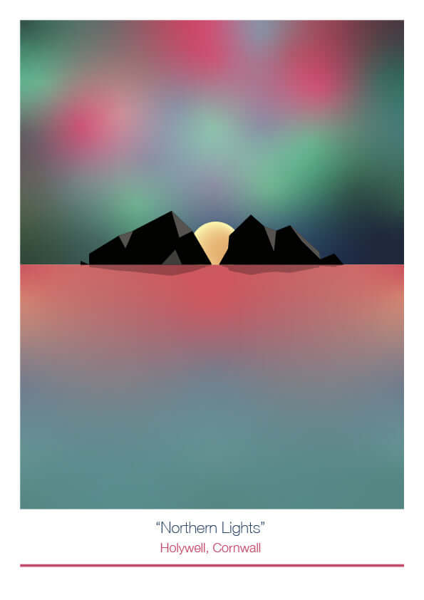 Holywell Bay Digital Art