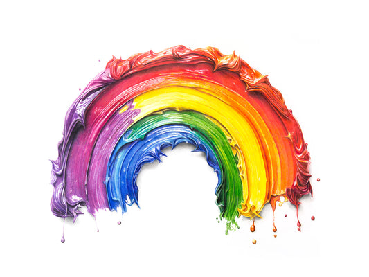"Paint a rainbow"