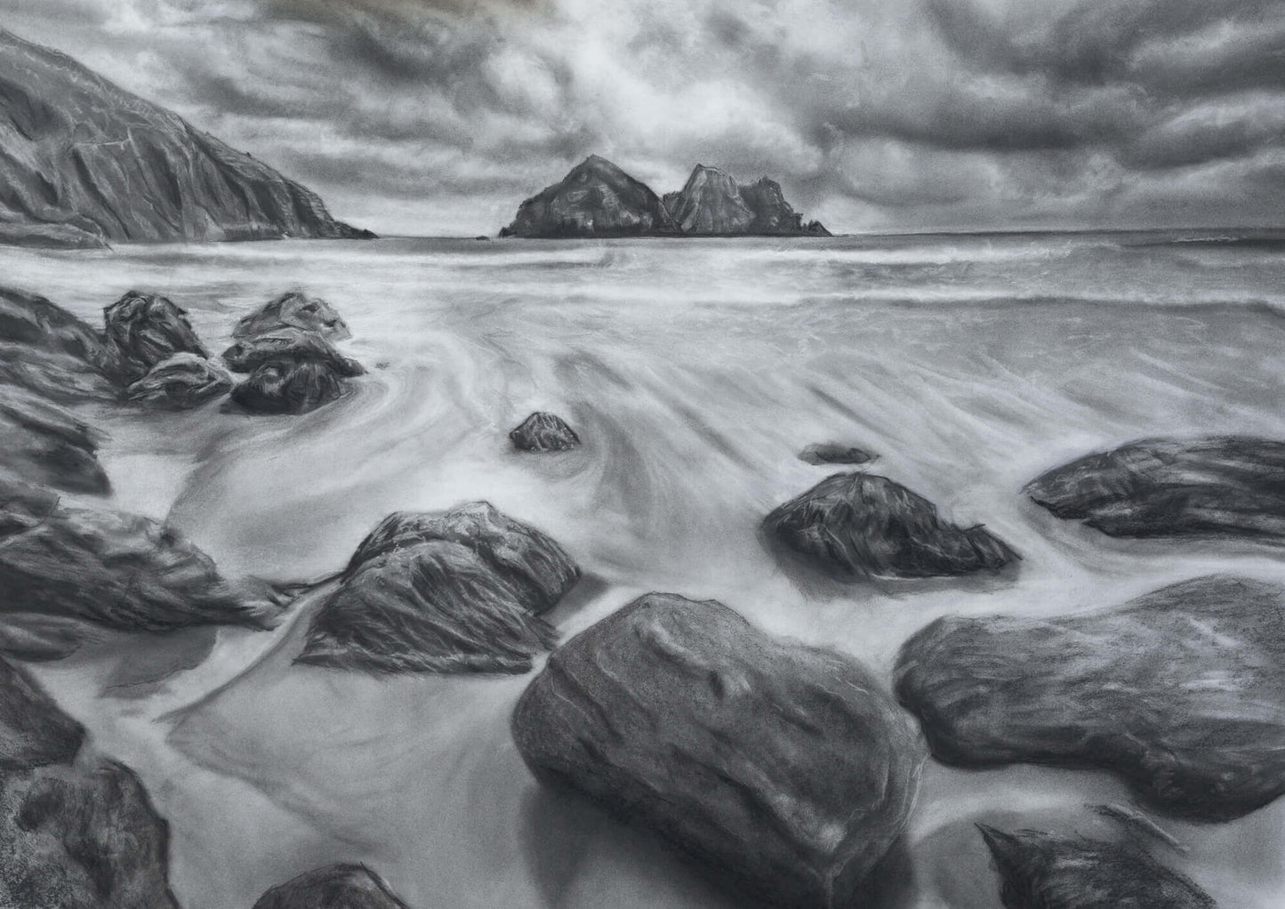 Holywell Bay 2 print