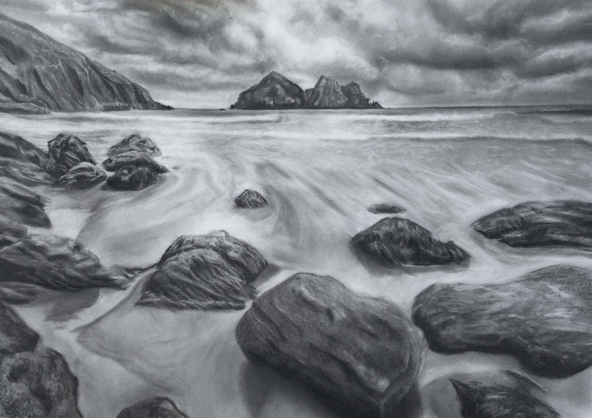 Holywell Bay 2 print
