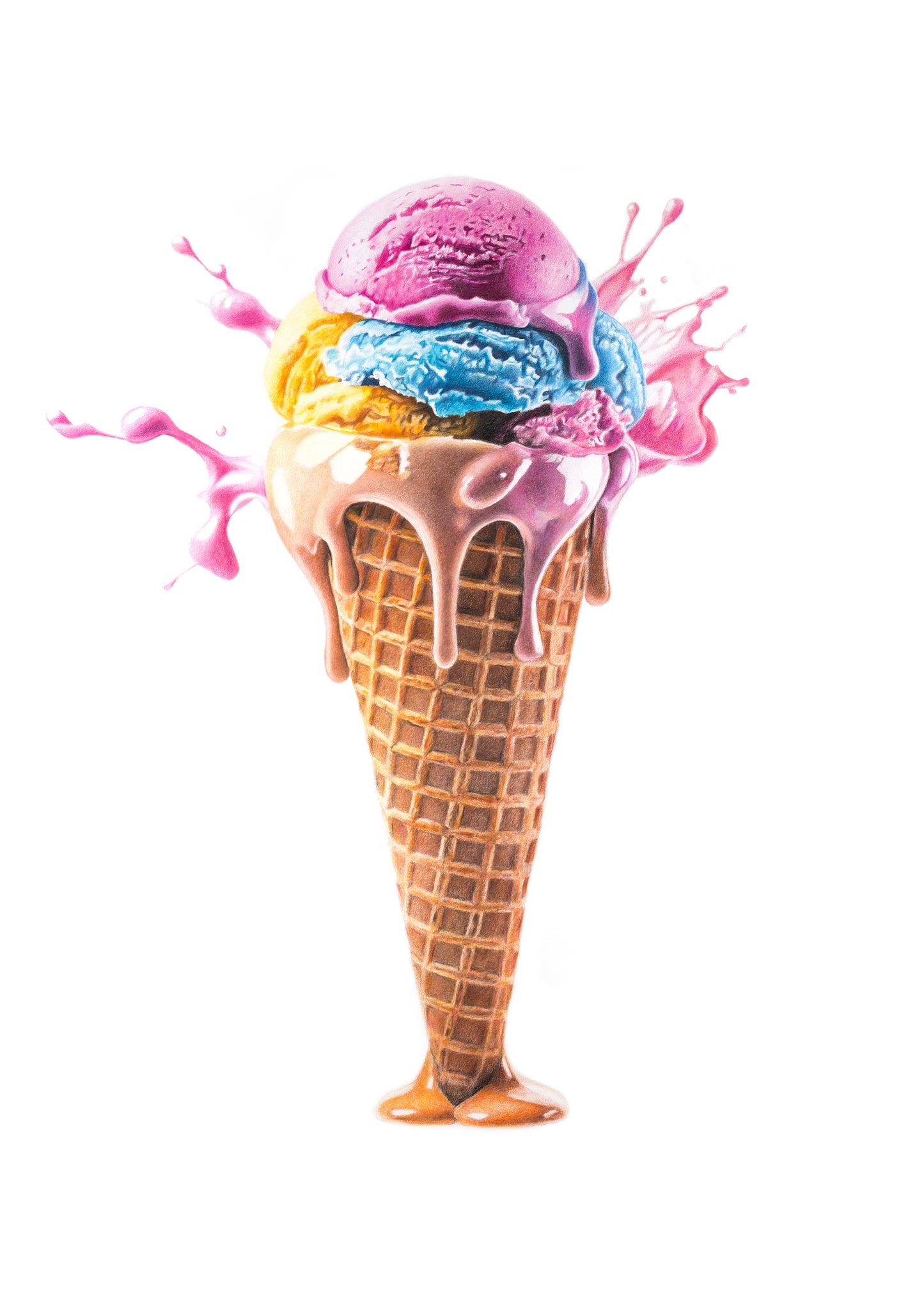 'Ice Cream Delight' Print
